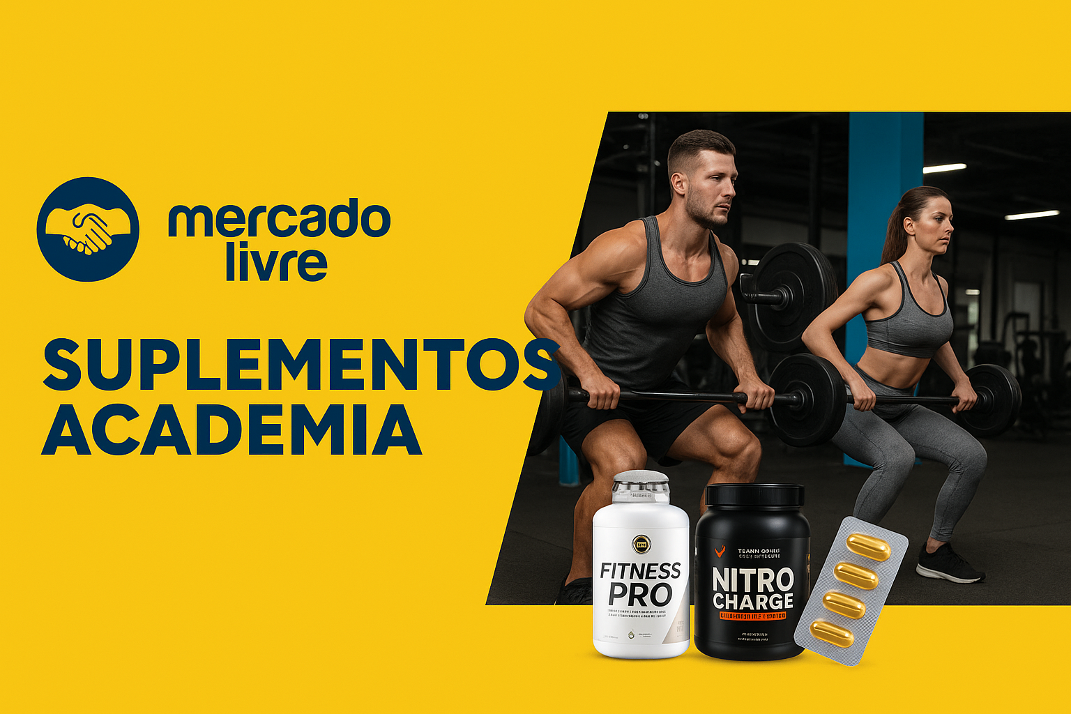 Suplementos Academia Mercado Livre