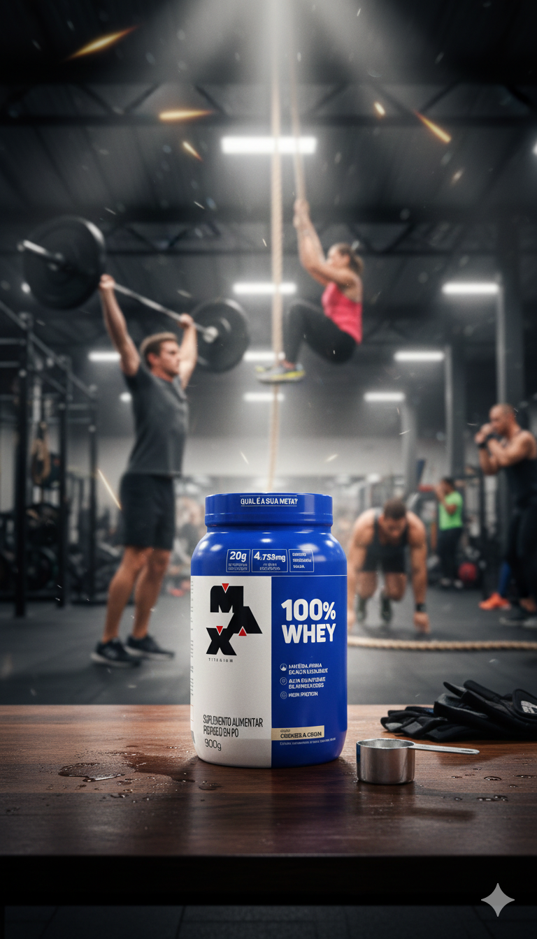 Suplemento de proteína - energia e performance