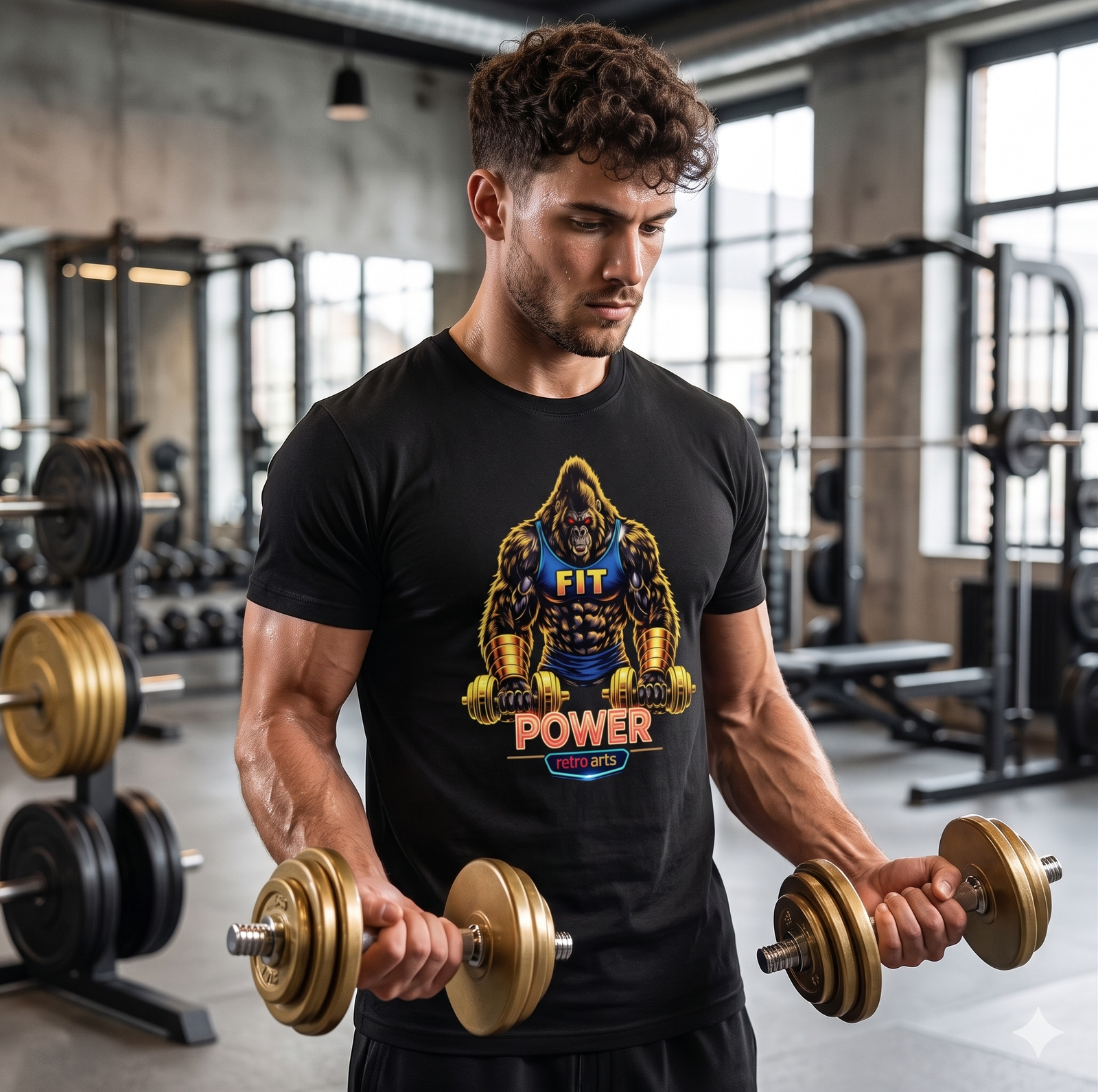 Camiseta Power Retro Arts Academia