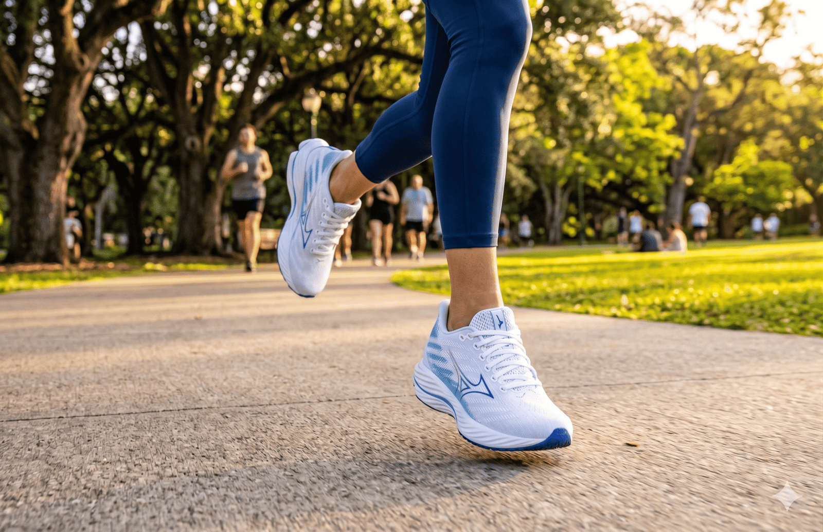 Tênis Mizuno Wave Rider 28 Branco Azul